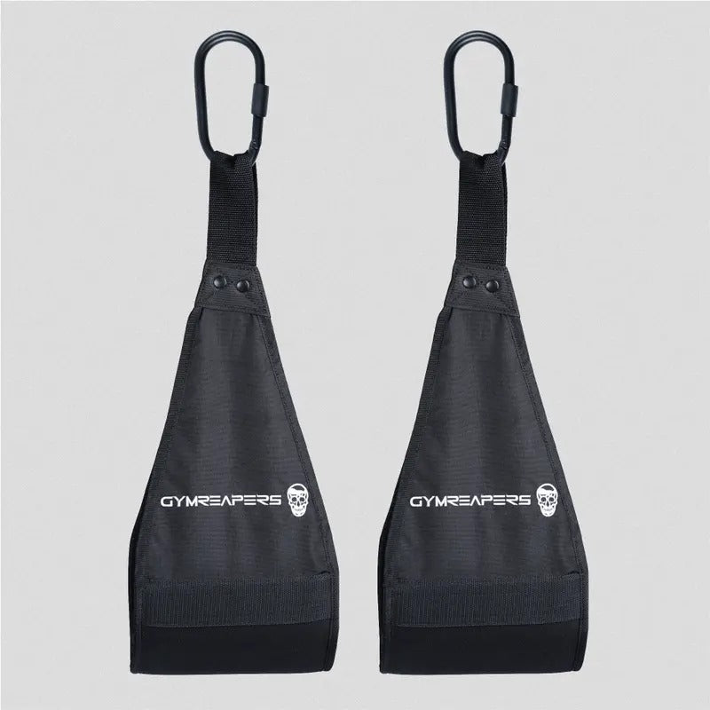 GYMREAPERS Ab Straps - Black, Durable Hanging Straps for Abs and Obliques, 400 lbs Weight Capacity T-Shirts, Hoodie,...