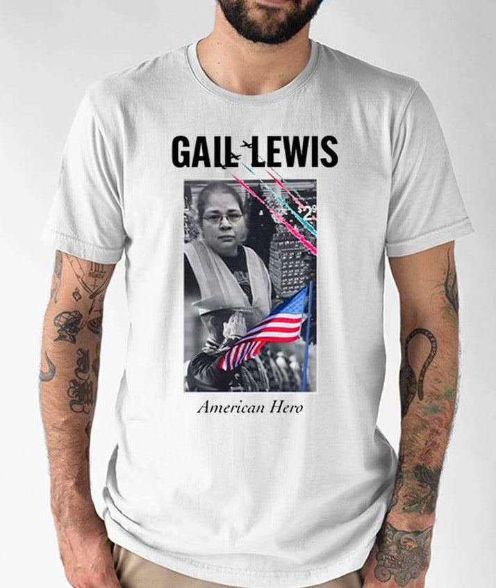 Gail Lewis American Hero T Shirt Hoodie, Sweatshirt | PureTeeCo.com