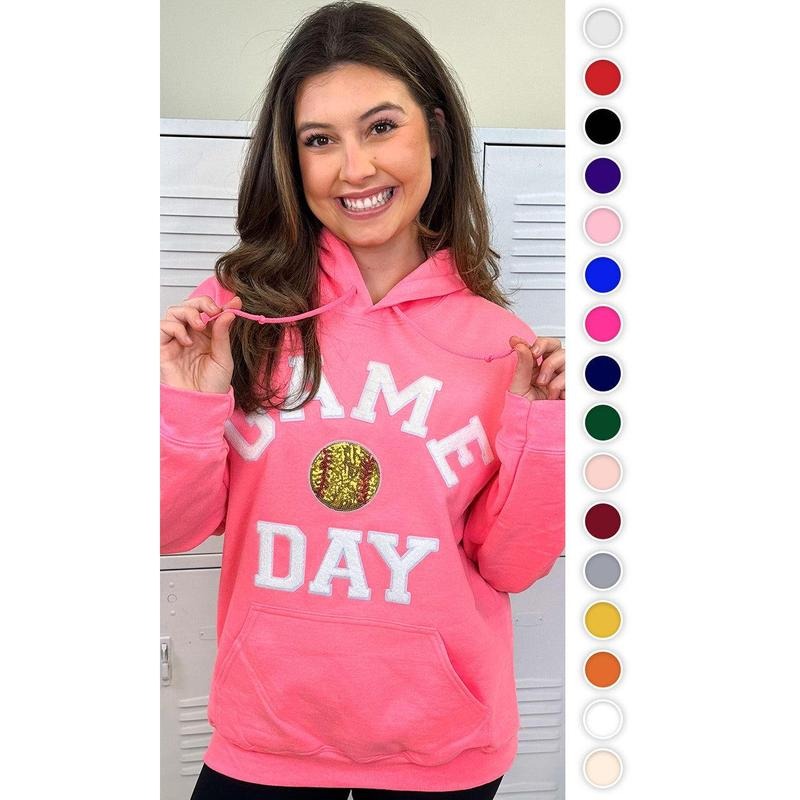 Game Day Sparkle Softball Adult Hoodie T-Shirts, Sweatshirt | PureTeeCo.com