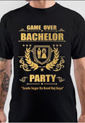 Game Over bachelor Party T-Shirt Hoodie, Sweatshirt | PureTeeCo.com