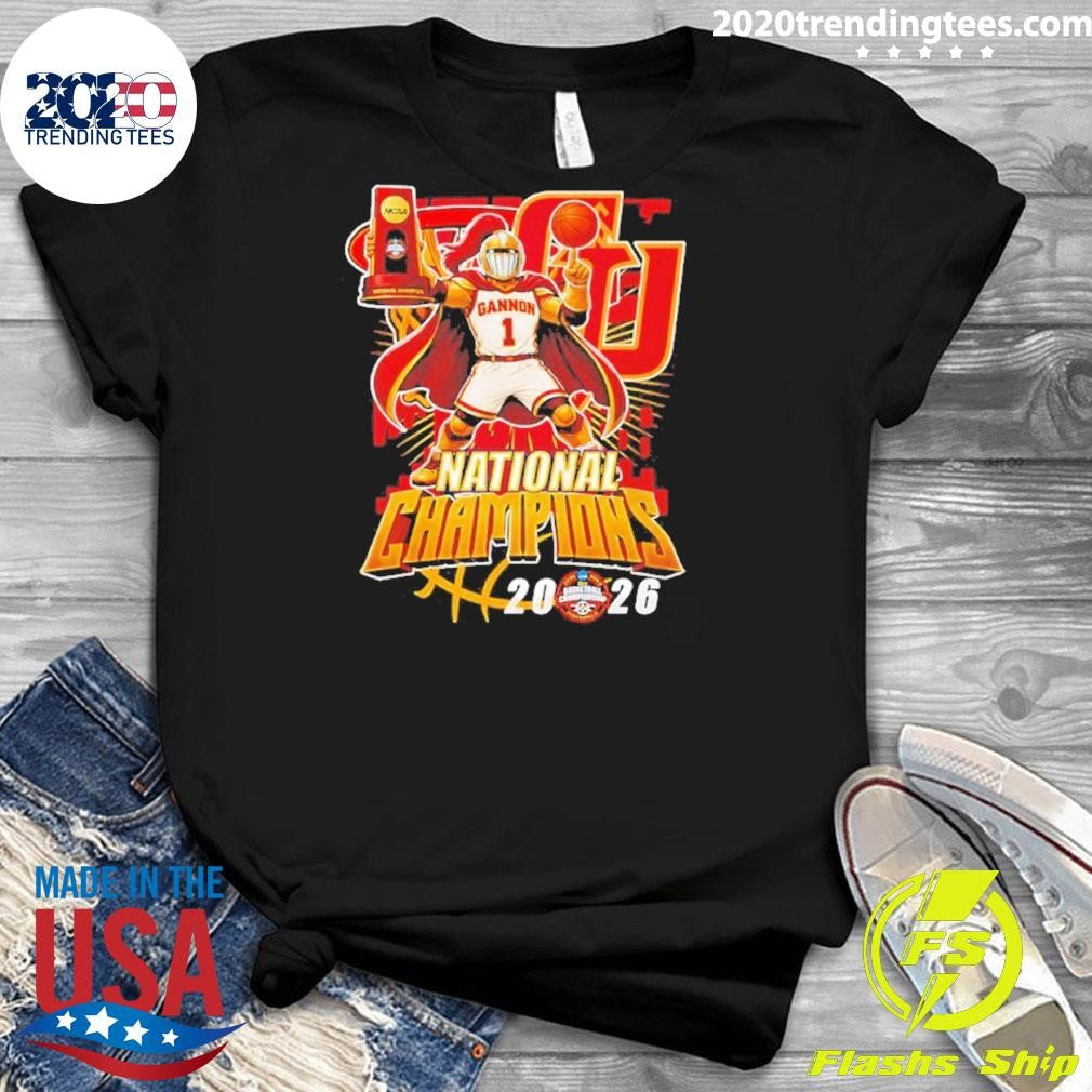 Gannon Golden Knights 2026 National Champions Mascot Shirt