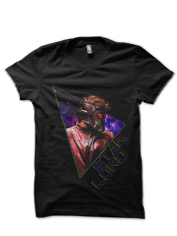 Guardians Of The Galaxy Star Lord Black T-Shirt Hoodie, Sweatshirt | PureTeeCo.com