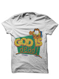 Garfield god is dead White T-Shirt Hoodie, Sweatshirt | PureTeeCo.com