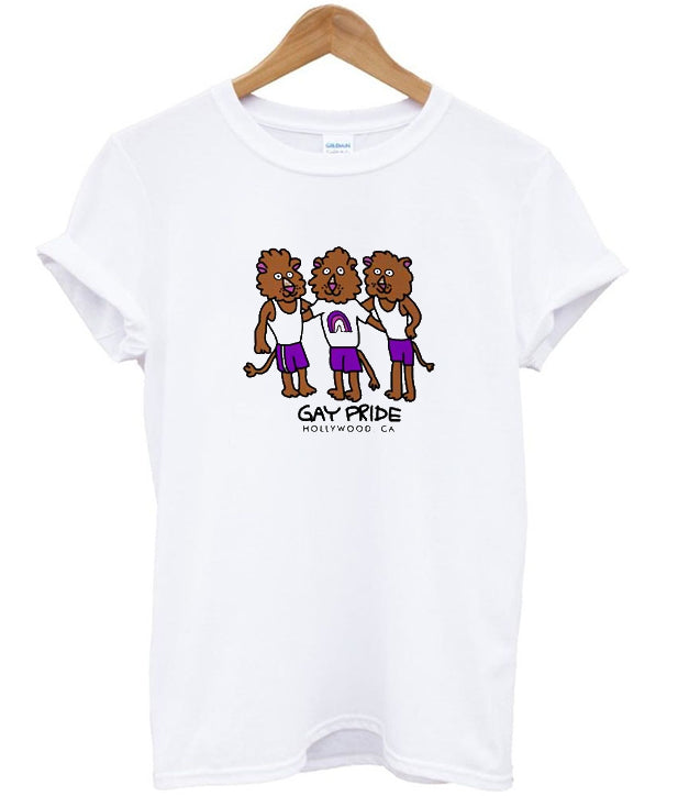 Gay Pride Lion Tshirt Hoodie, Sweatshirt | PureTeeCo.com