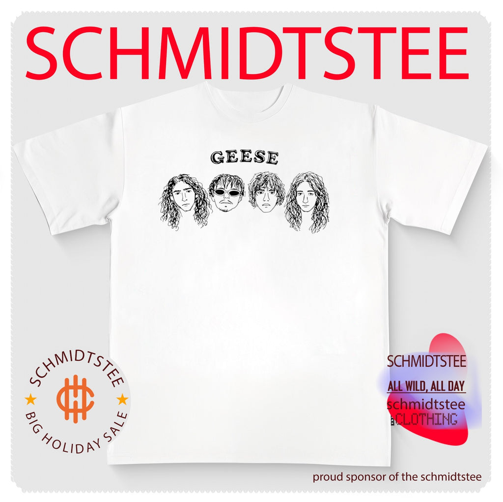 Geese Composite Heads Raglan big head paint shirt