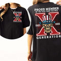 Gen X Skull 3 Shirt, Proud Member F Your Feelings Generation X Shirt, Generation X Skull Design Cotton Top Hoodie, Sweatshirt