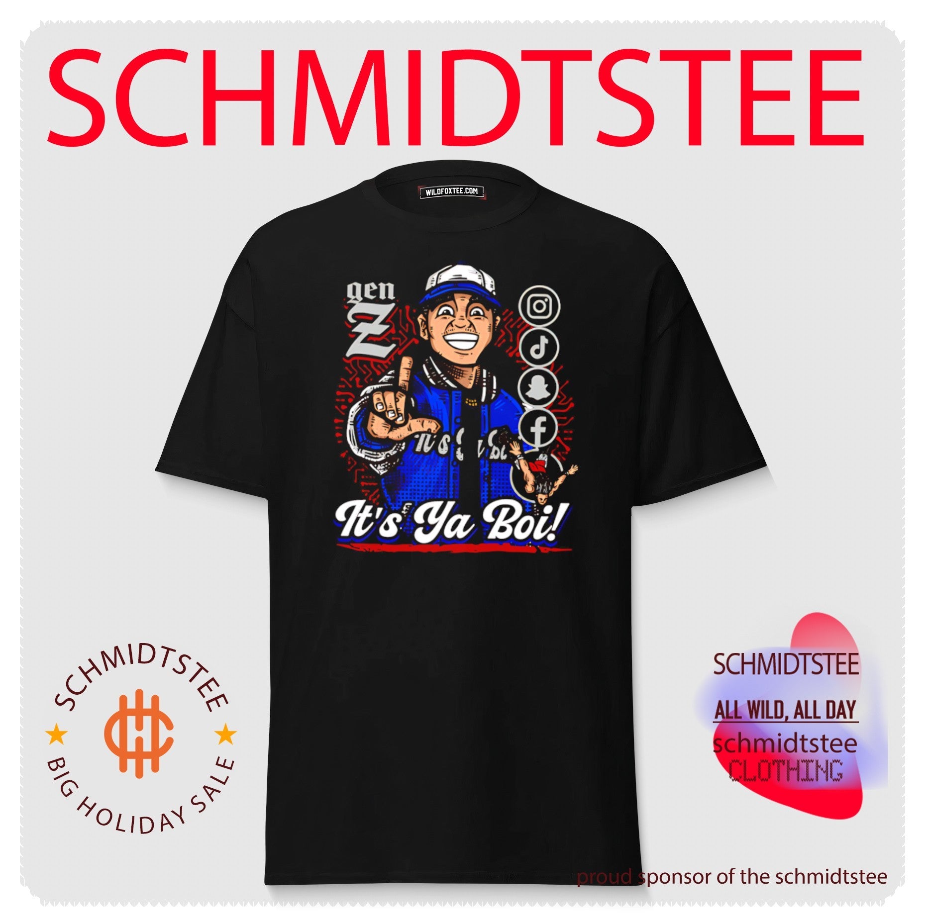 Gen Z It’s Ya Boi cartoon shirt