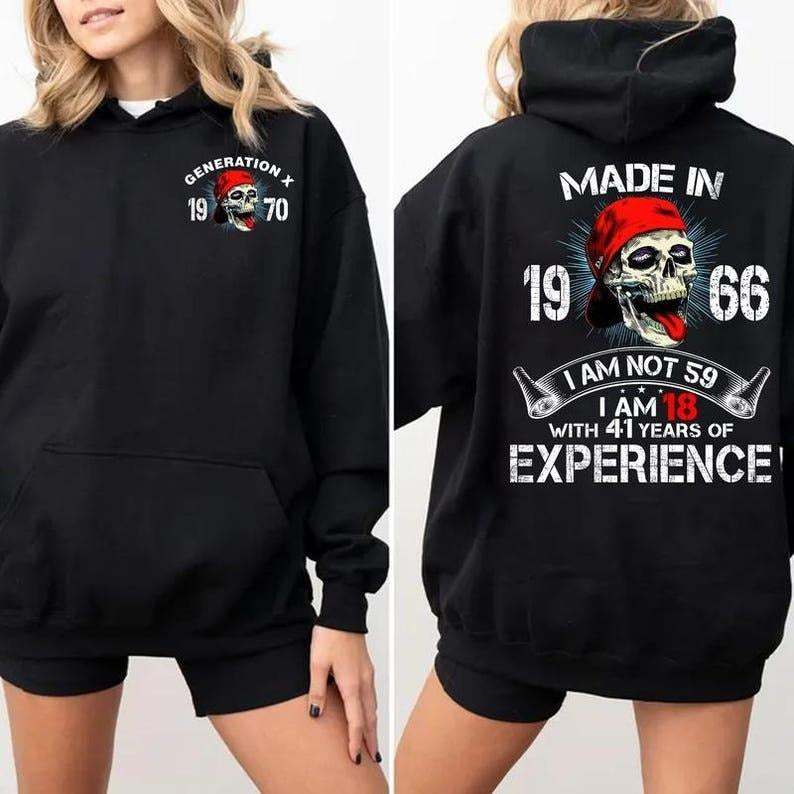 Generation X Custom Year Badass Generation Hoodie, Sweatshirt, T-shirt, Gen X FAFO Sweatshirt, Cotton Hoodie Unisex,...