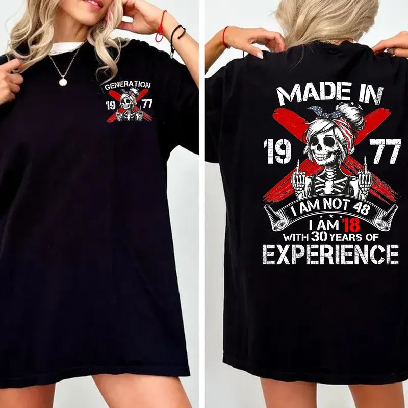 Generation X Custom Year Badass Generation T-shirt, Gen X FAFOT Shirt