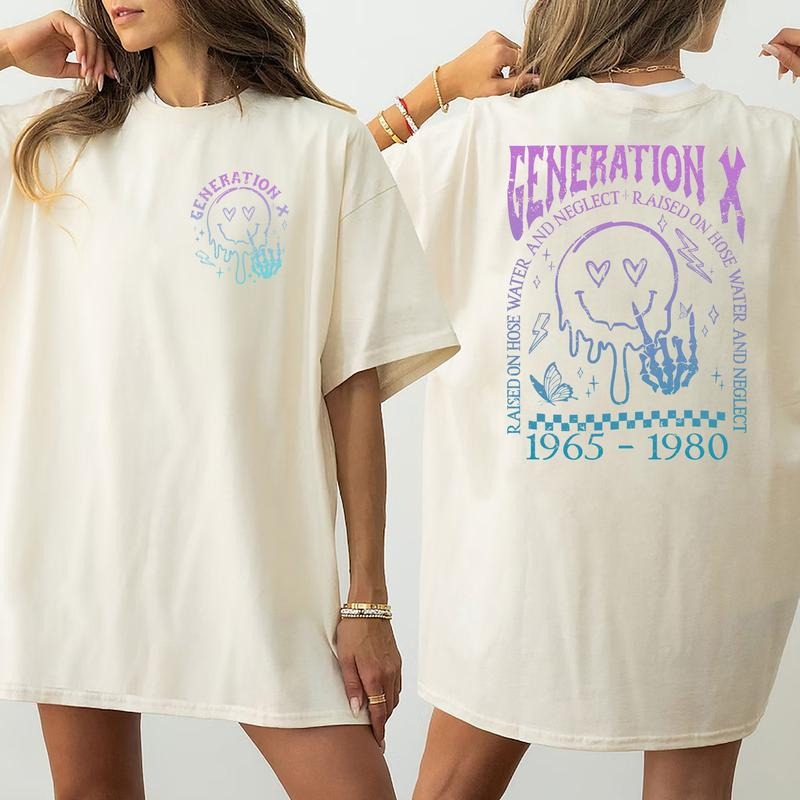 Generation X Shirt Raised On Hose Water and Neglect Shirt, Generation X Shirt, Gen X Shirt Hoodie, Sweatshirt | PureTeeCo.com