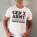 Generation X Shirt, Gen X Colors TShirt Generation X T-Shirt Raised on Hose Water and Neglect Shirt Cotton Menswear Top...