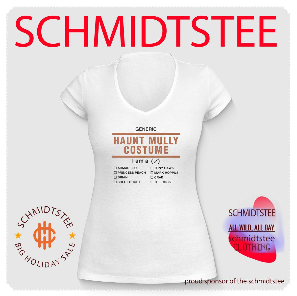 Generic Haunt Mully Costume I am a checklist shirt