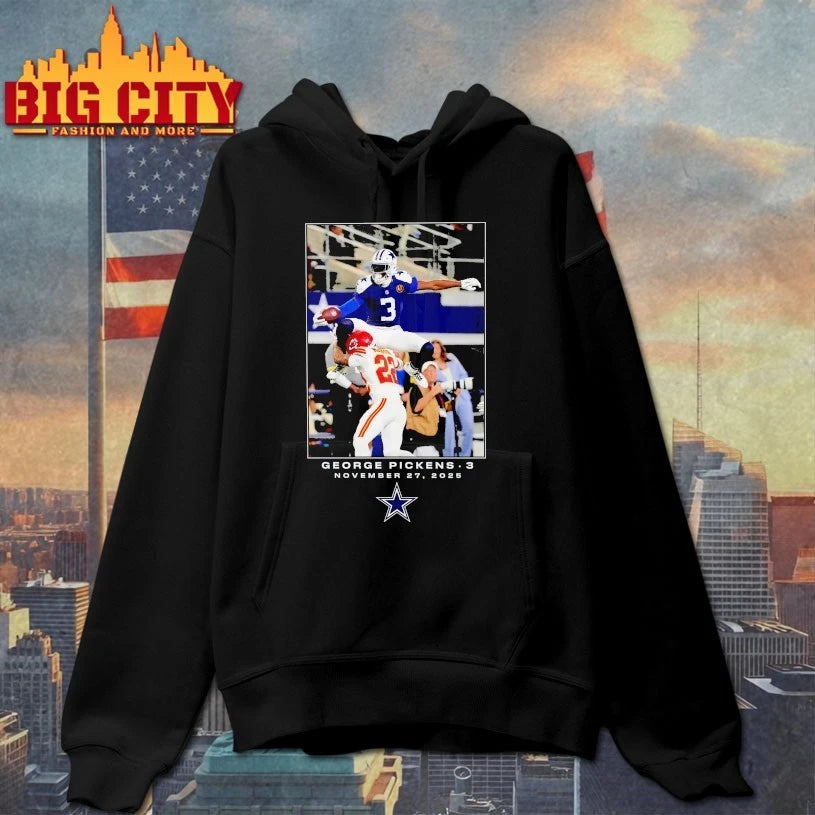 George Pickens Dallas Cowboys 3 November 27 2025 shirt