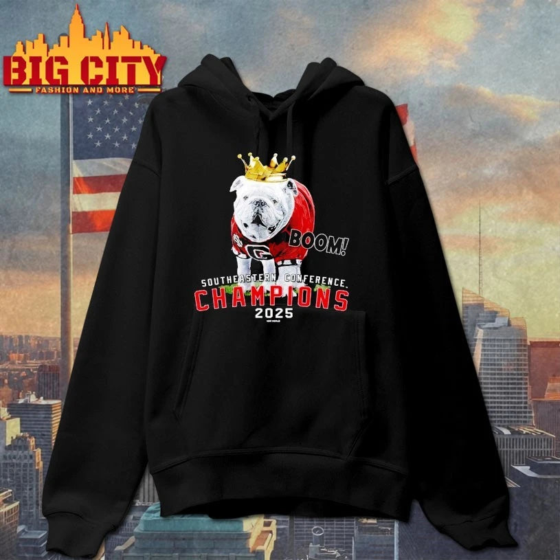 Georgia Bulldog Boom southeastern conference champions 2025 shirt