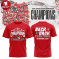Georgia Bulldogs 2025 SEC Champs Celebration Football Two Sided Shirt