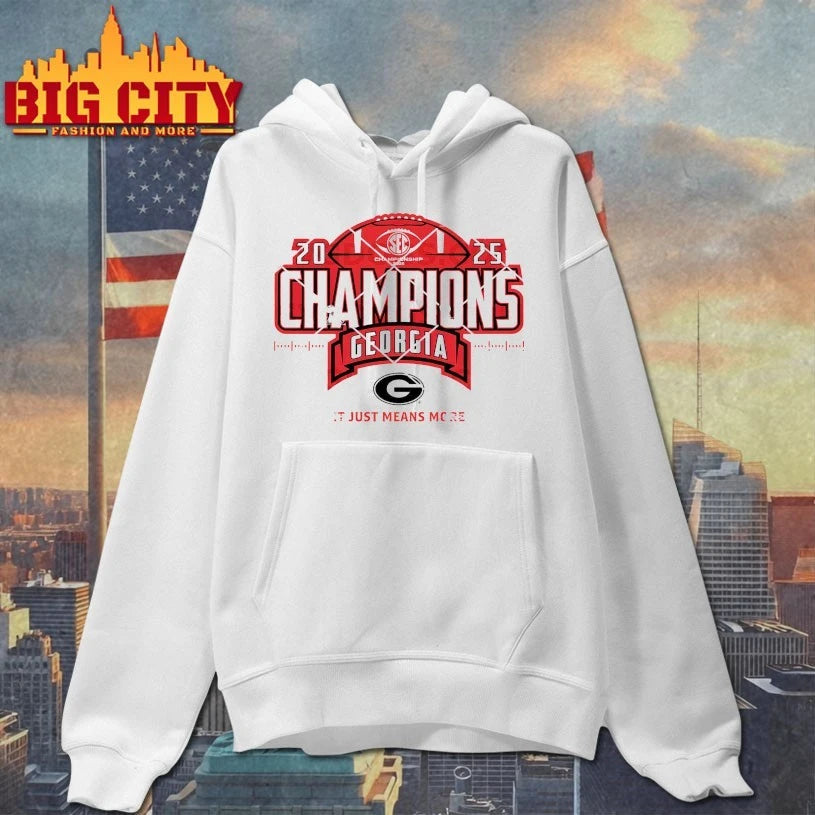 Georgia Bulldogs 2025 SEC Football Champions it just means more shirt