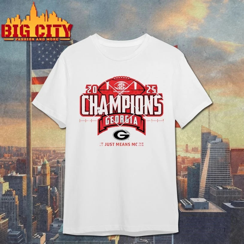 Georgia Bulldogs 2025 SEC Football Champions it just means more shirt