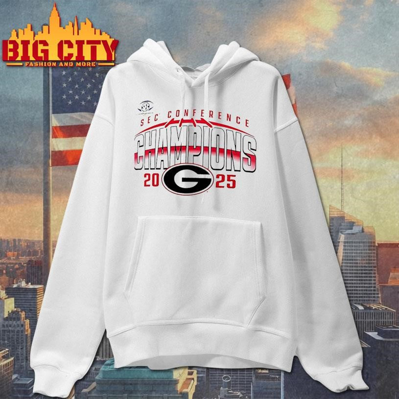Georgia Bulldogs 2025 Sec Football Champions Shirt