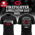 Georgia Bulldogs Firefighter Appreciation Day Of Christmas 2025 Two Sided Shirt