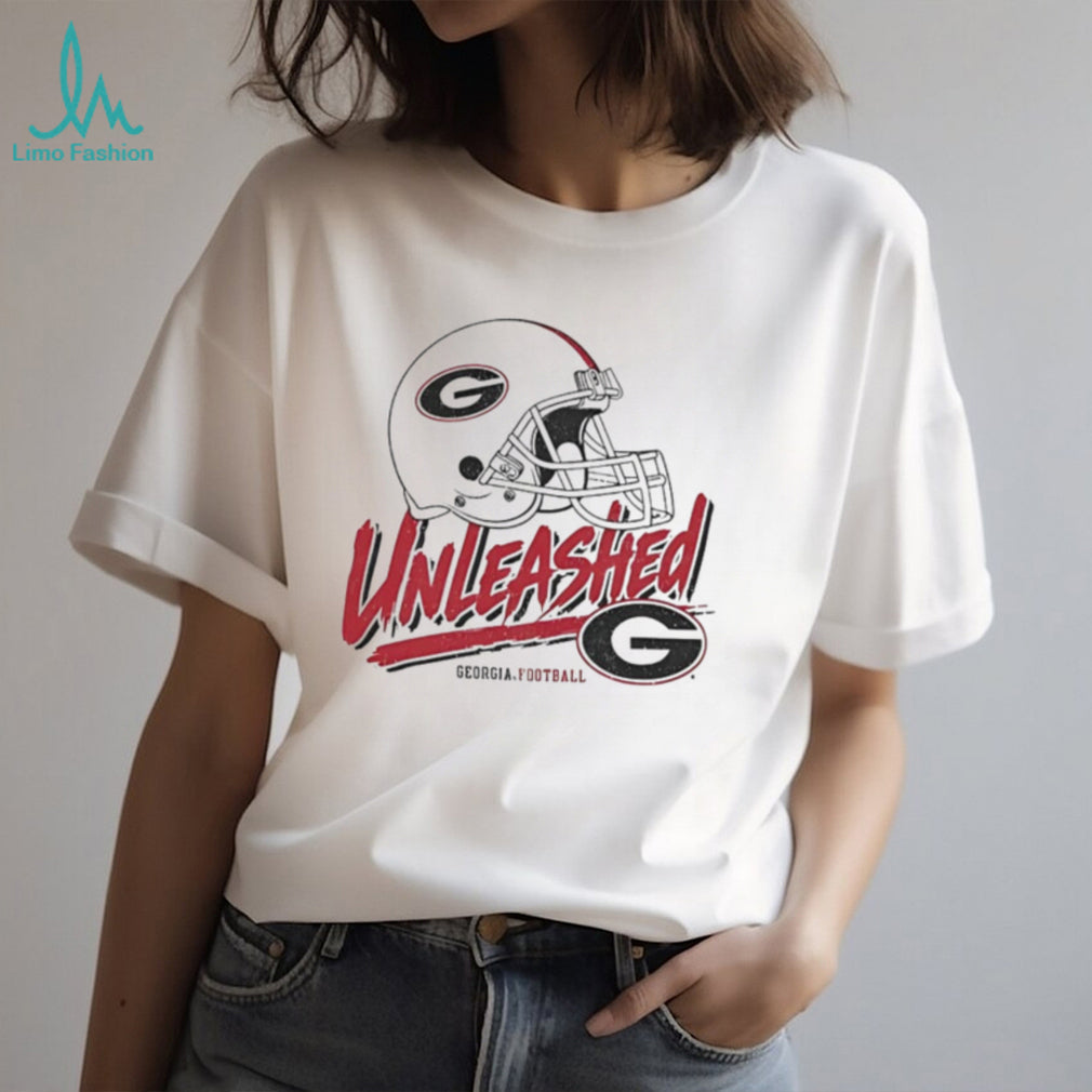 Georgia Bulldogs Footbal Unleashed helmet graphic shirt