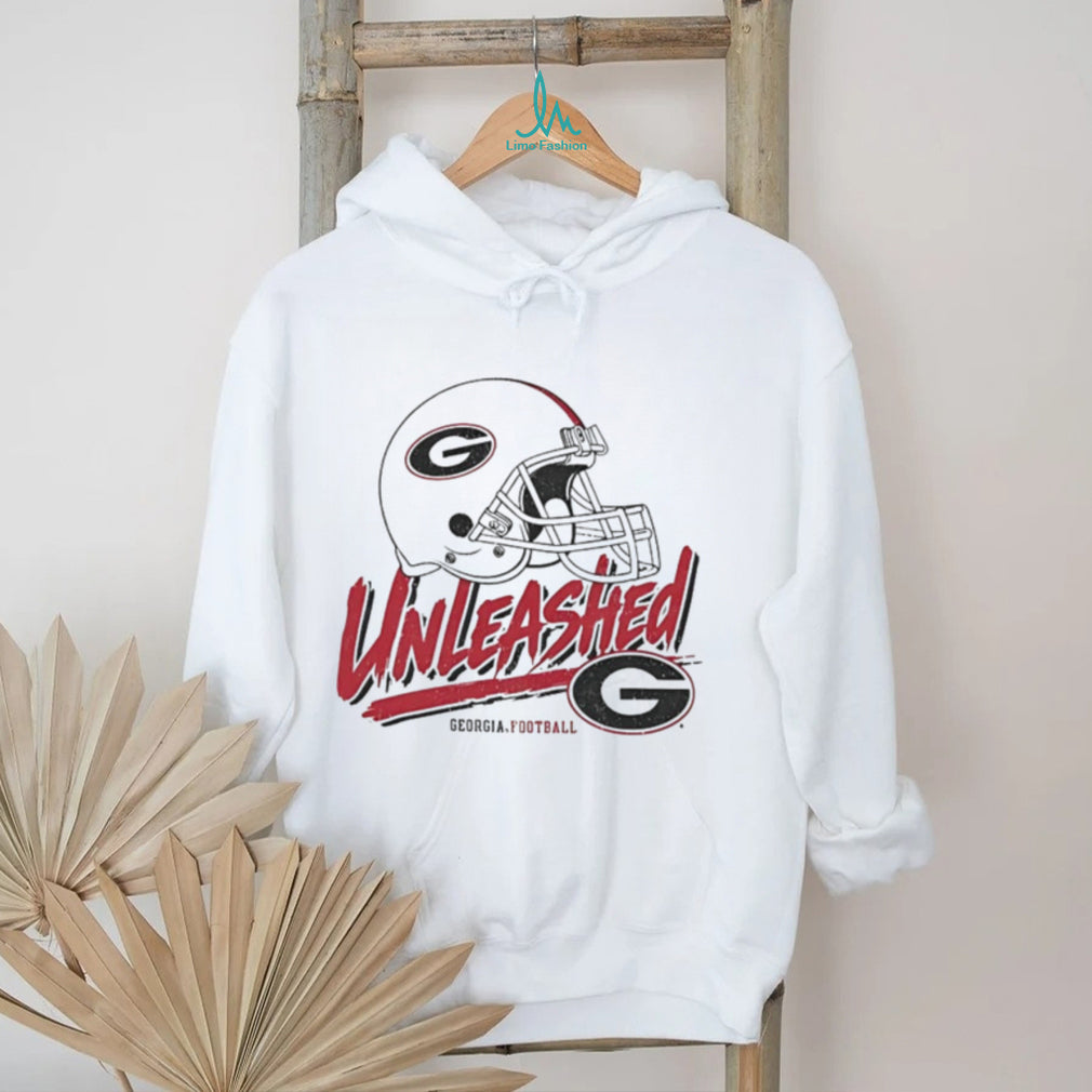 Georgia Bulldogs Footbal Unleashed helmet graphic shirt