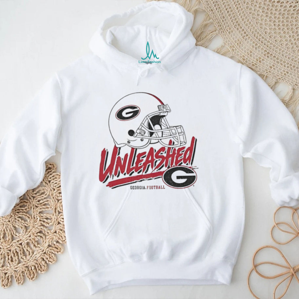 Georgia Bulldogs Footbal Unleashed helmet graphic shirt