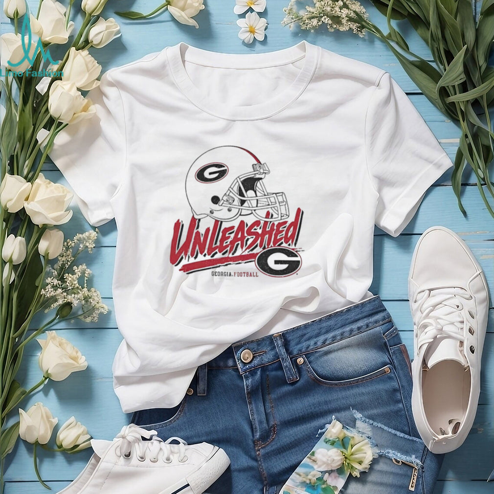 Georgia Bulldogs Footbal Unleashed helmet graphic shirt