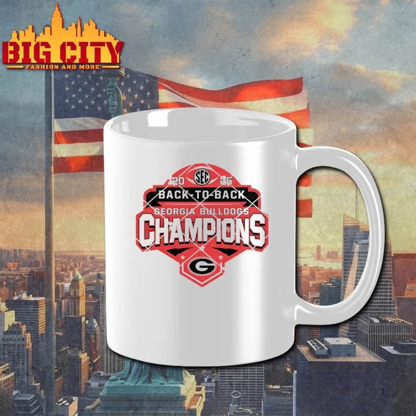 Georgia Bulldogs SEC Back To Back Championship 2025 Shirt