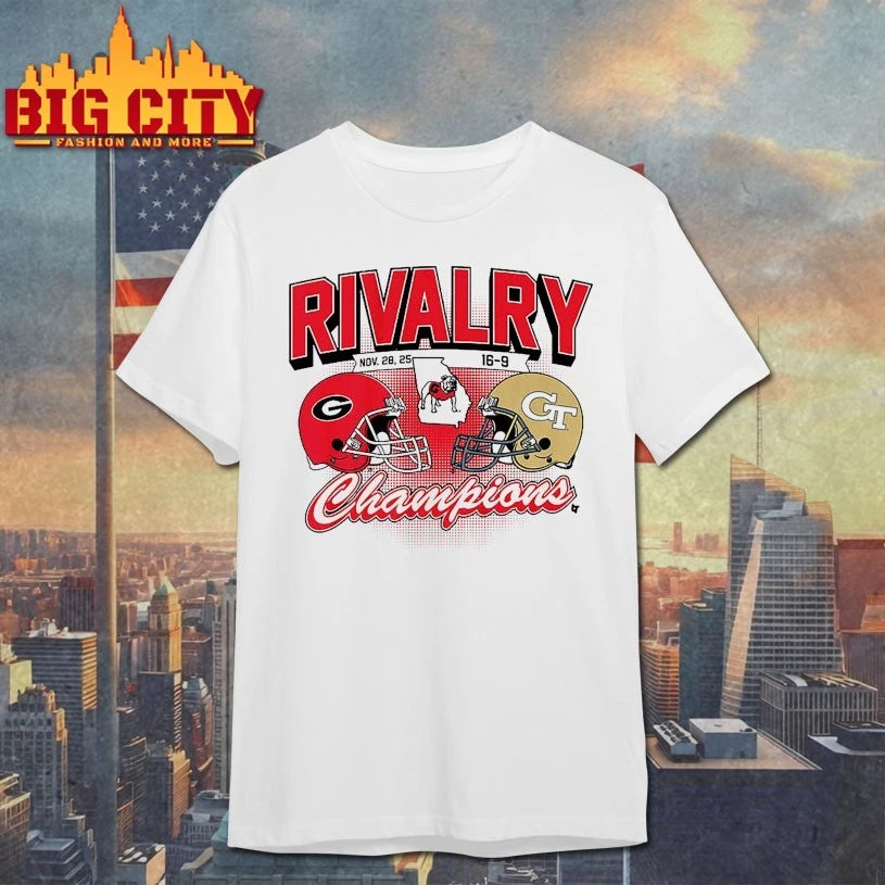 Georgia Bulldogs vs Georgia Tech Rivalry Champions 2025 shirt