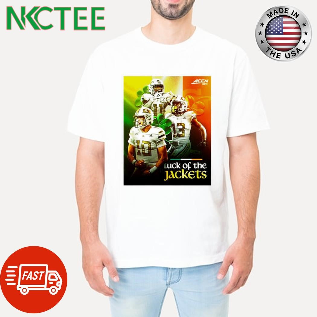Georgia Tech Stuns No. 10 Florida State Luck Of The Jackets football shirt