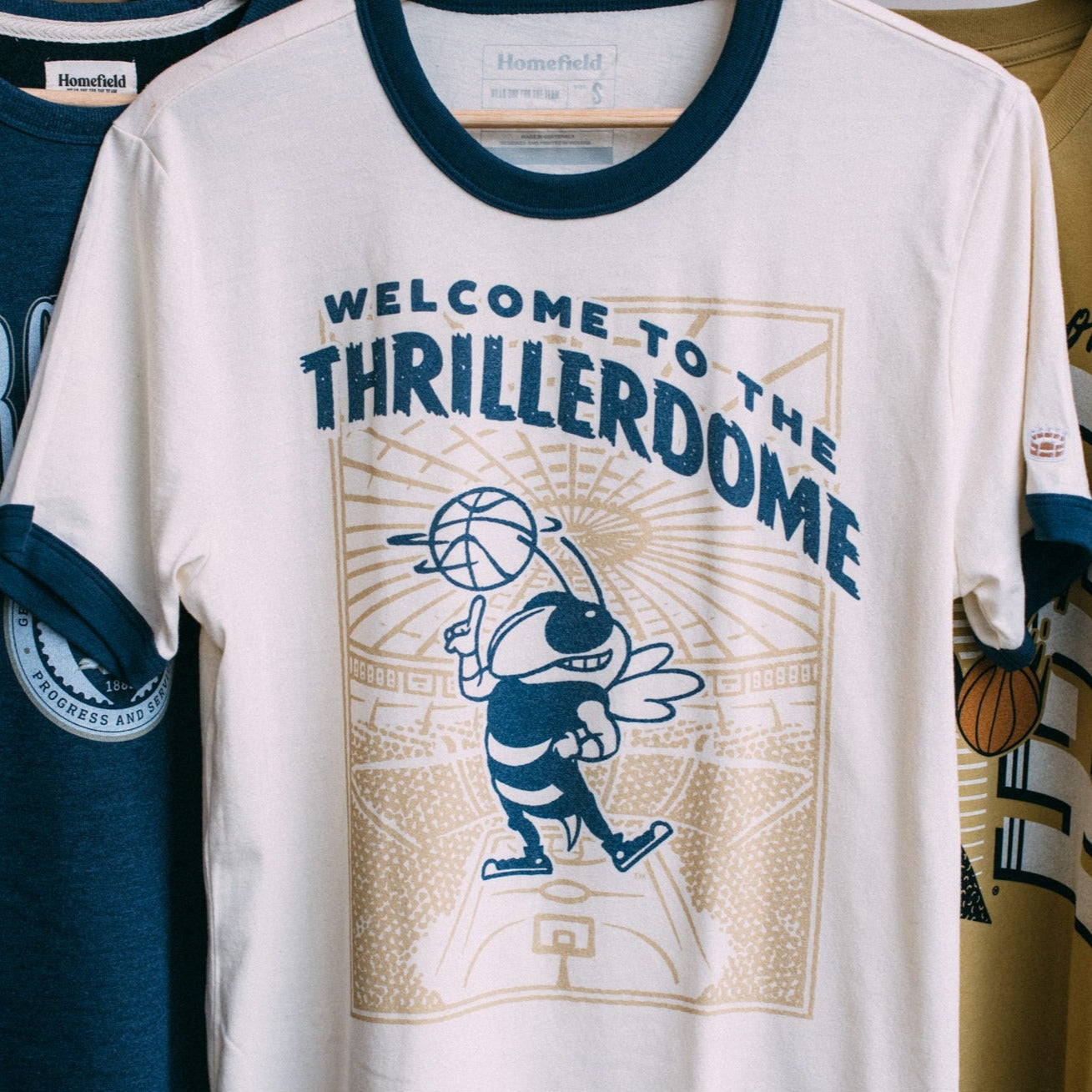 Georgia Tech Basketball Thrillerdome Ringer Tee Style001 Hoodie, Sweatshirt | PureTeeCo.com (Image 2)