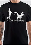 German Shepherd Dad Black T-Shirt Hoodie, Sweatshirt | PureTeeCo.com