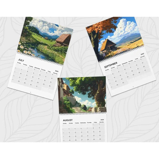 Ghibli 2025 Wall Calendar featuring Ponyo, Spirited Away, Arrietty, and more, Anime Calendar, Movie Calendar, Pop Culture Calendarstyle{n002}6