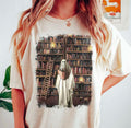 Ghost Book lover Halloween Shirt, Vintage Halloween Sweatshirt, Retro Halloween Tee, Vintage Halloween Book Shirt, Ghost...