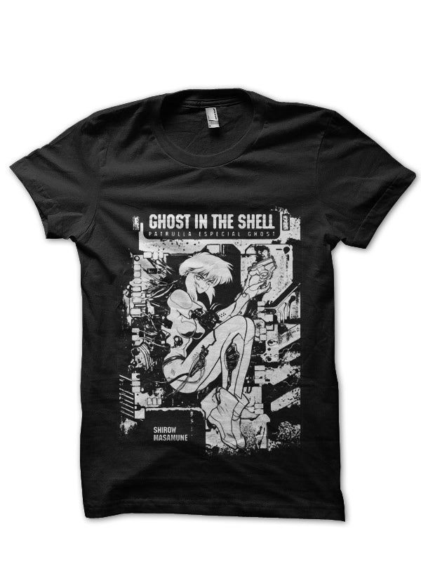 Ghost In The Shell T-Shirt Style010 Hoodie, Sweatshirt | PureTeeCo.com