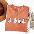 Ghosts Reading Books Shirt, Books Lover Ghost Gift, Cute Little Ghost Shirt, Womens Halloween Shirt, Spooky Season Shirt,...