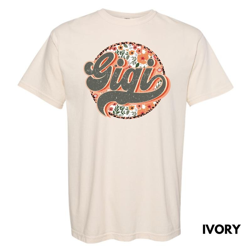 Gigi Flower Mix Comfort Colors T-Shirt 'NLB' Hoodie, Sweatshirt | PureTeeCo.com