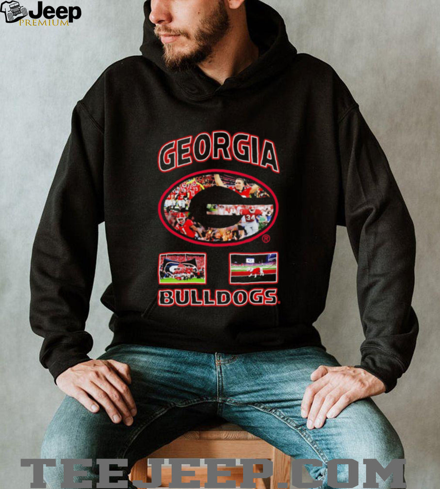 Georgia Bulldogs Collage UGA College Football shirt