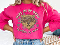 Wake Me Up When Winter is Over / Gildan Sweatshirt in Helicionia T-Shirts, Hoodie | PureTeeCo.com
