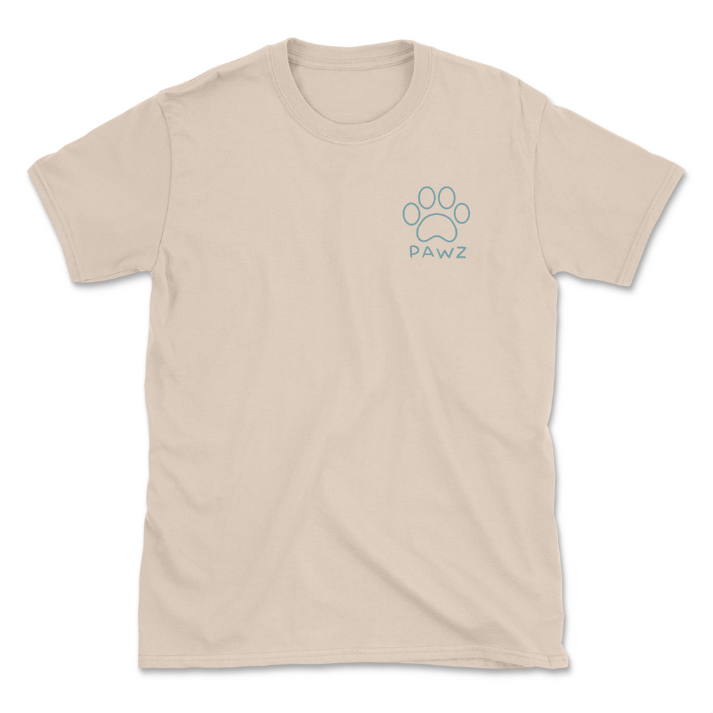 Delaware Flag Paw (Adult Short Sleeve T-Shirt) Hoodie, Sweatshirt | PureTeeCo.com (Image 2)