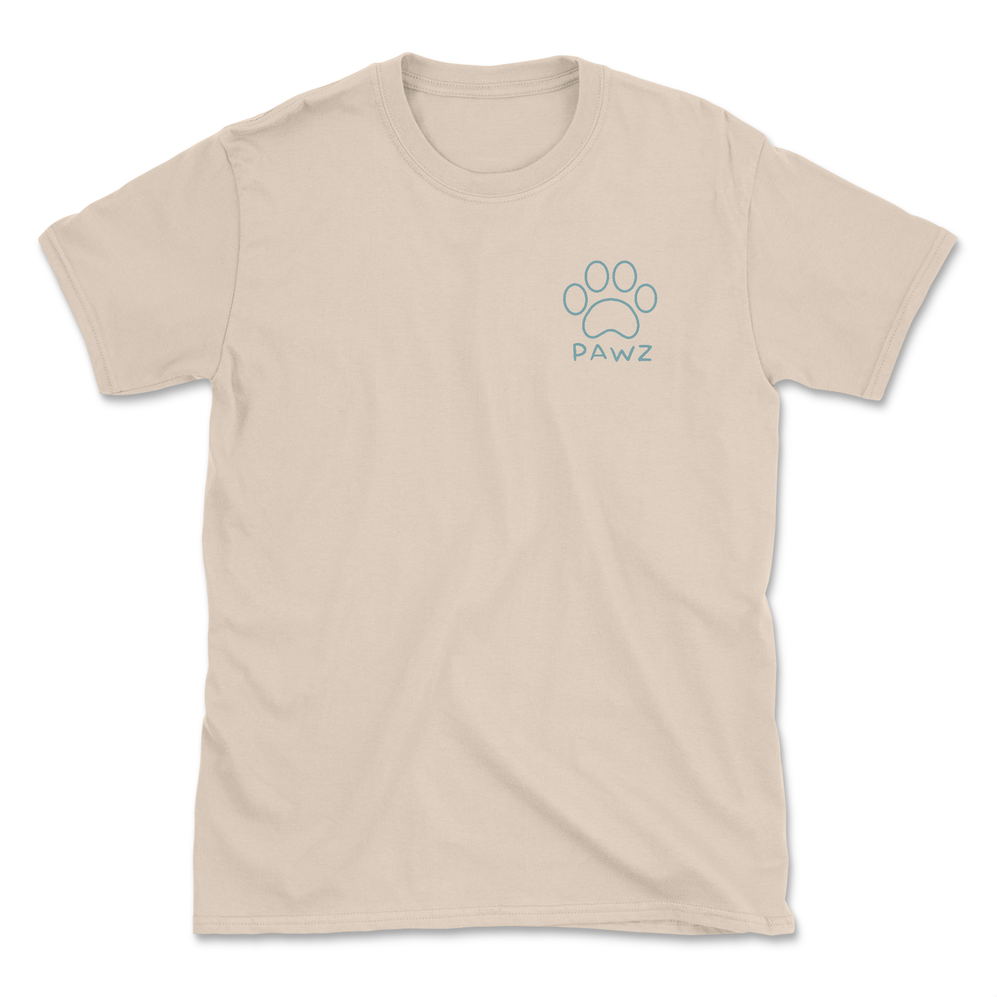 Delaware Flag Paw (Adult Short Sleeve T-Shirt) Hoodie, Sweatshirt | PureTeeCo.com (Image 2)