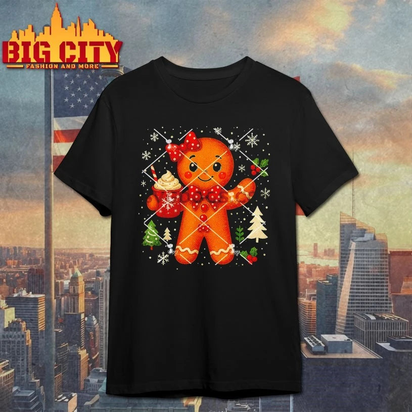 Gingerbread Christmas Snow Xmas 2025 shirt