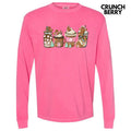 Gingerbread Lattes Long Sleeve Comfort Colors T-Shirt 'NLB' Hoodie, Sweatshirt | PureTeeCo.com