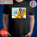 Girl holding banana shirt