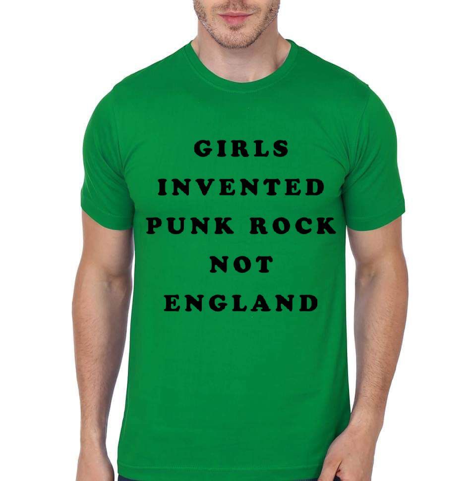Girls Invented Punk Rock Not England T-Shirt Hoodie, Sweatshirt | PureTeeCo.com