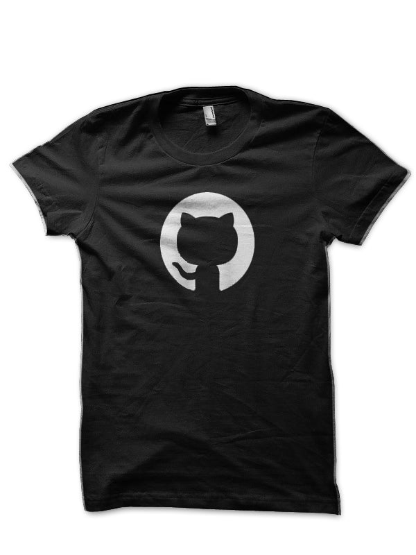 Github Black T-Shirt Hoodie, Sweatshirt | PureTeeCo.com