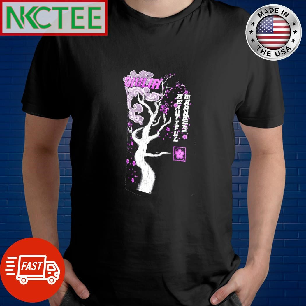 Giulia beautiful mapness peach tree shirt