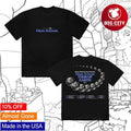 Glass Animals Black North American Tour Of Earth 2025 Dateback Two Sided Shirt