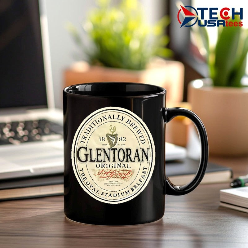 Glentoran Original 1882 Traditionally Brewed logo shirt