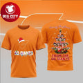 Go Giants Merry Christmas Team Photo Two Sided Shirt